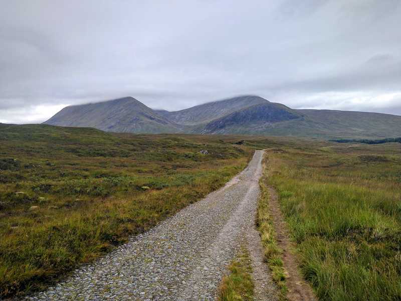 The old military road to Glencoe