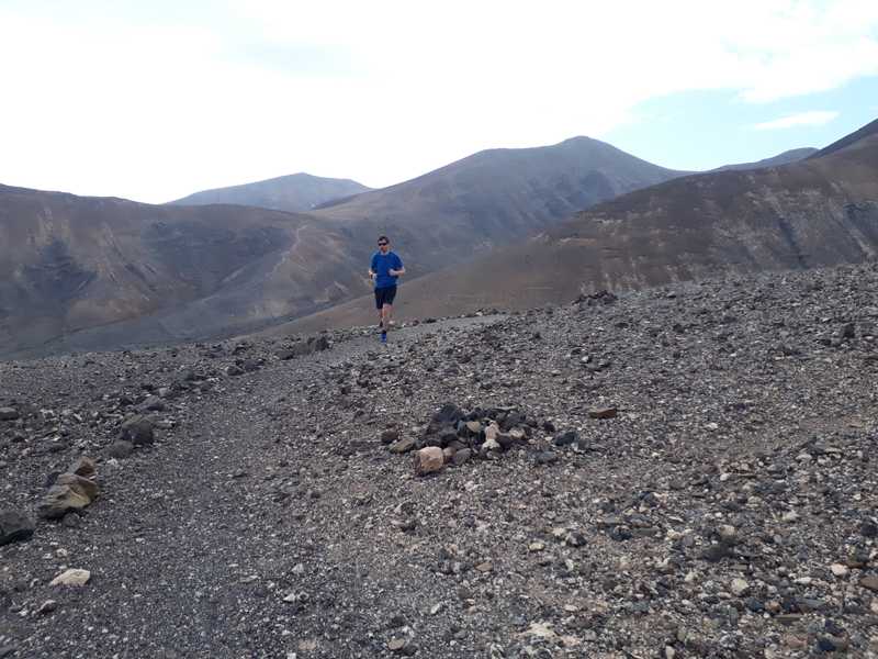 Will running among the volcanoes